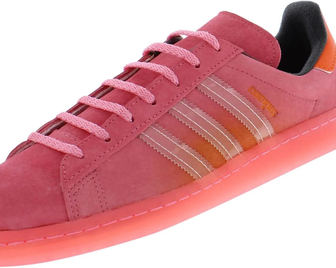 Мужские кроссовки Adidas Campus 80s, белый/оранжевый/розовый — фото 3
