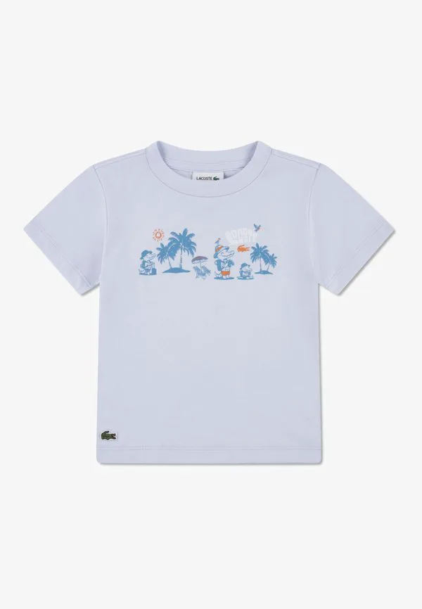 Футболка с принтом крокодила на пляже Lacoste, Phoenix