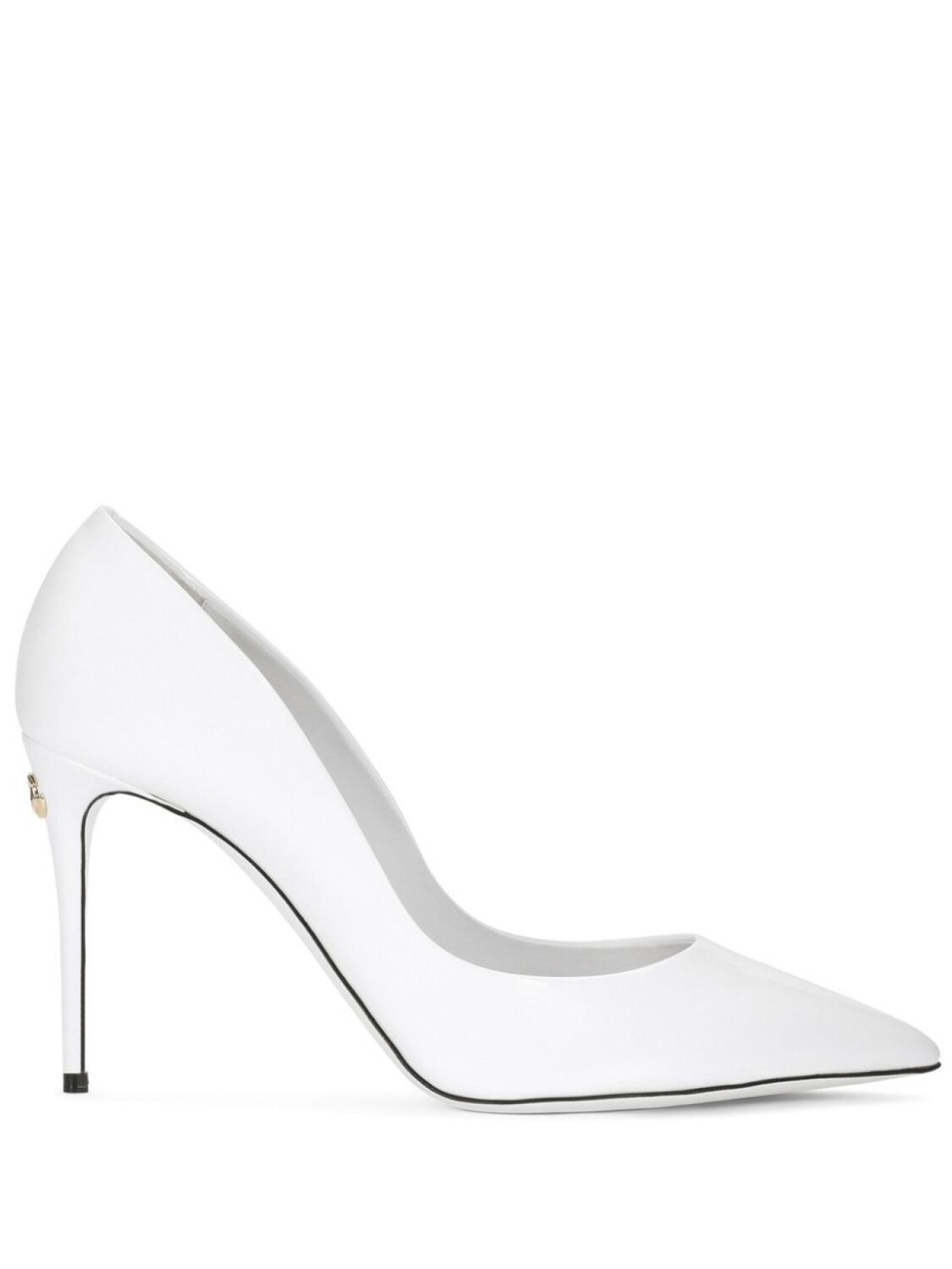 

Dolce & Gabbana лакированные туфли Cardinale 90, белый