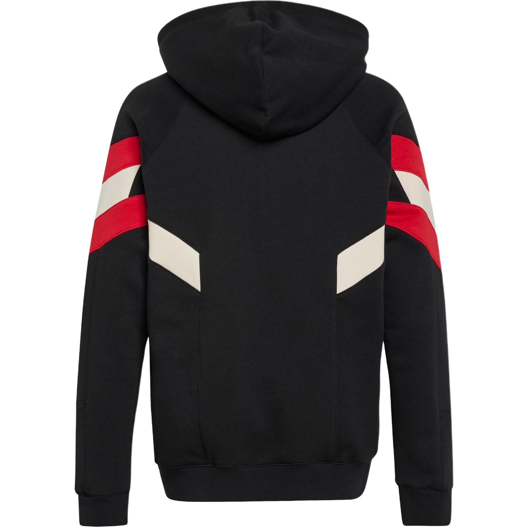 Толстовка с капюшоном HOODIES Manchester Black/Red для подростков Adidas Originals — фото 3