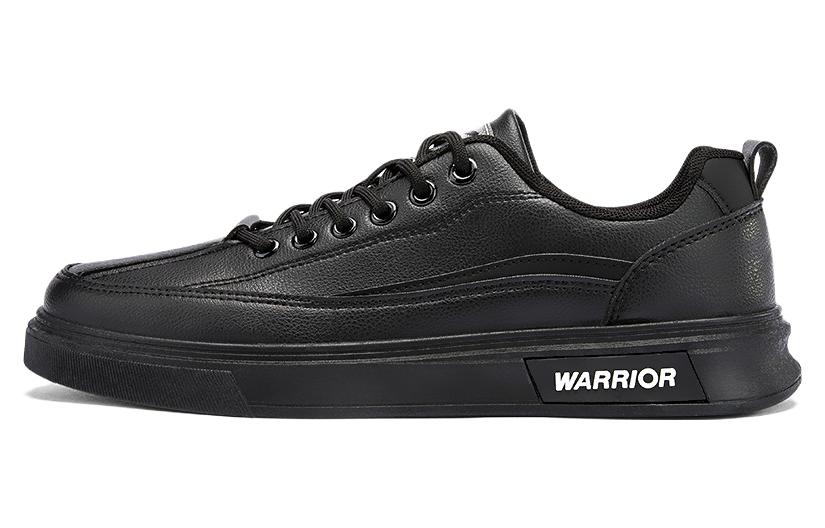 

Кроссовки WARRIOR Skateboarding Shoes Men Low-top Black, черный