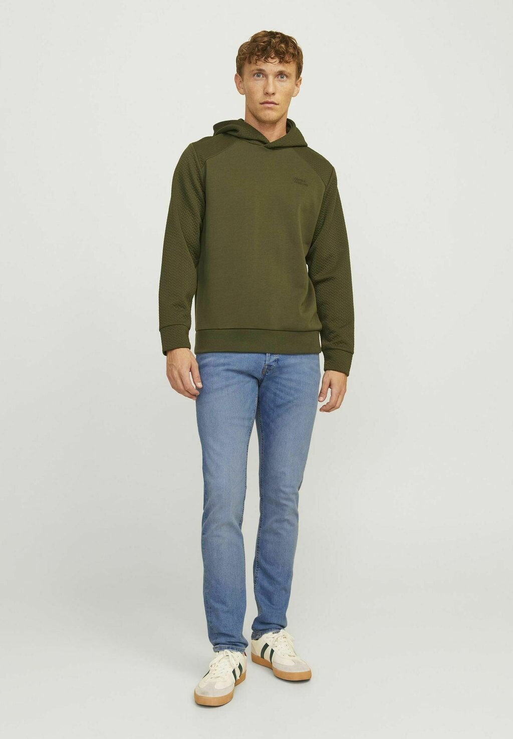 

Джинсы облегающего кроя GLENN Jack & Jones, синий деним