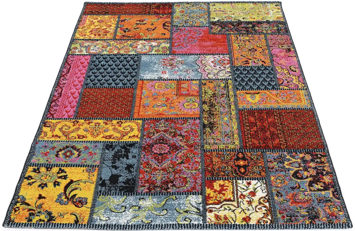 

OCI THE CARPET BRAND "HAPPINESS ORI" ковер, прямоугольный, гостиная, высококонтрастный дизайн OCI Die Teppichmarke 140х200 см, цвет multi