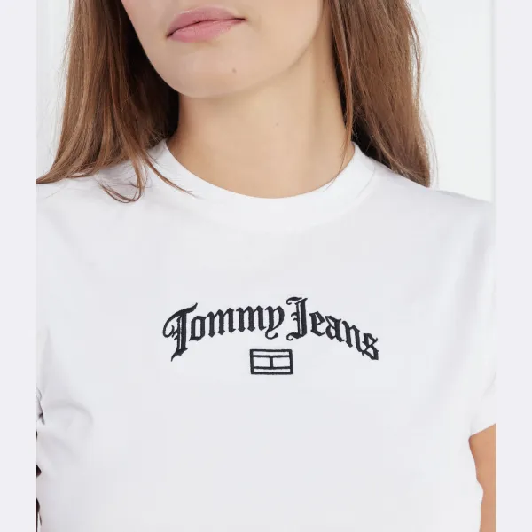 Футболка стандартного кроя bby в стиле гранж Tommy Hilfiger, белый — фото 4