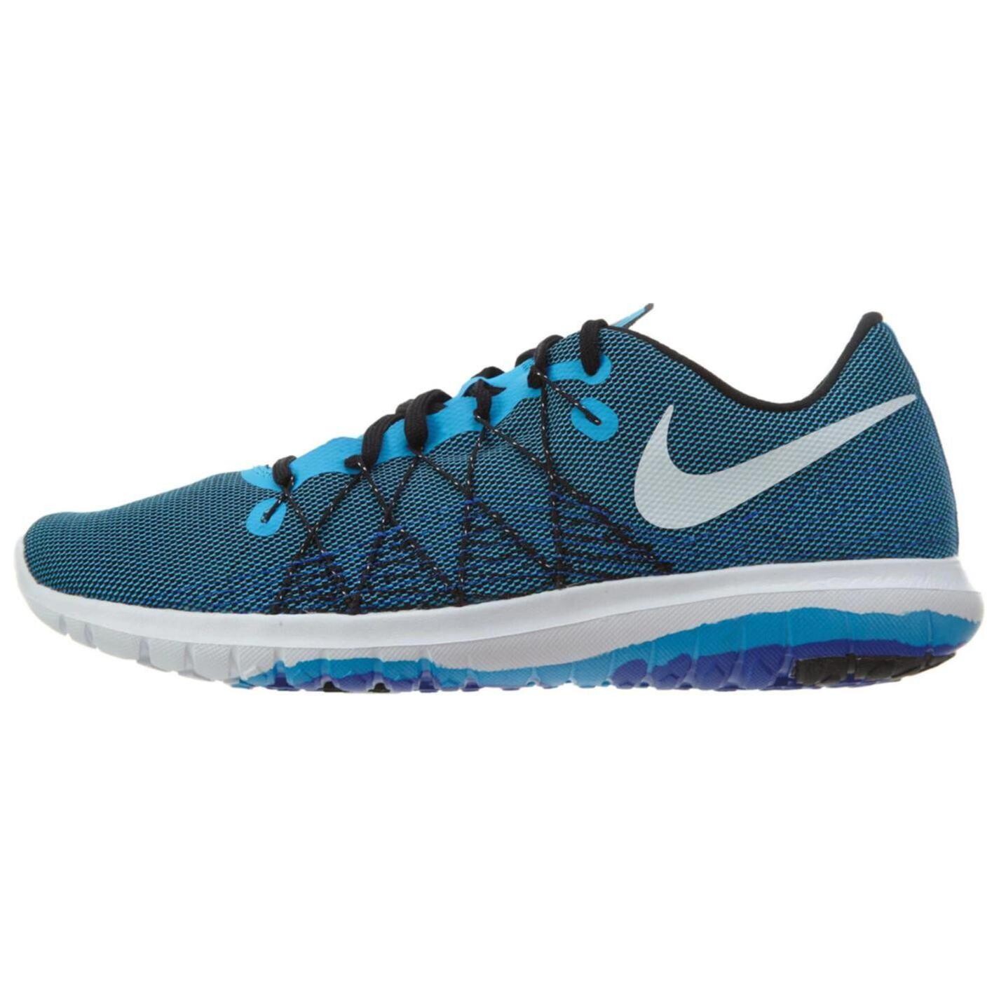 

Кроссовки Nike Flex Fury 2 Blue Glow White-Black-Racer Blue, синий