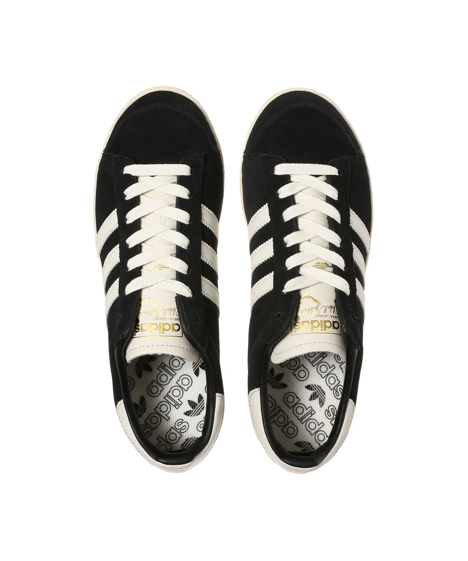 Мужские кроссовки из замши adidas JABBAR LO JI3433 чёрные — фото 4