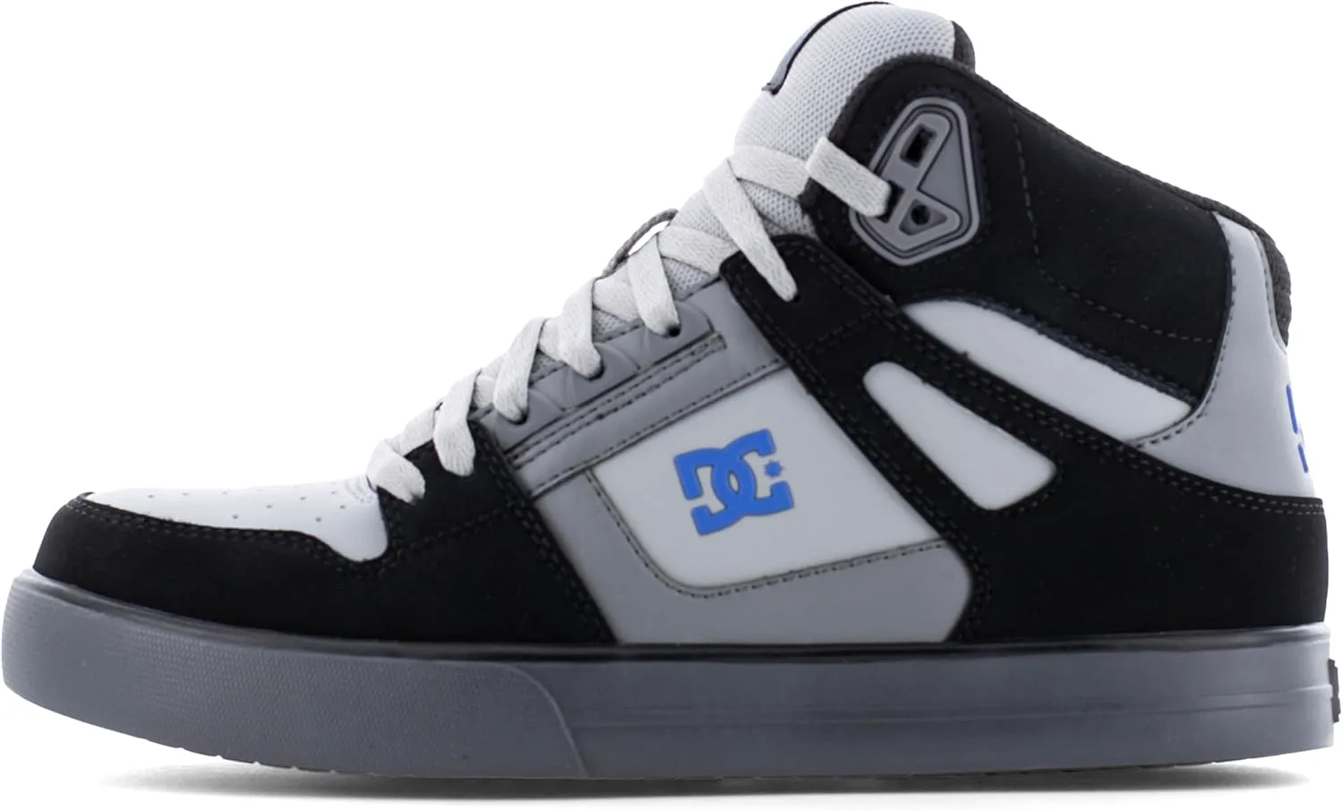 Мужские ботинки DC Shoes Pure Work черные, серые и синие с композитным носком, серый — фото 2