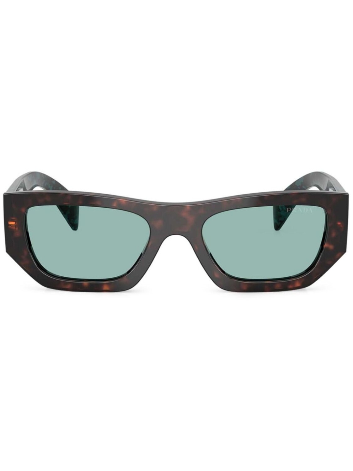 

Очки в оправе черепаховой расцветки Prada Eyewear, коричневый