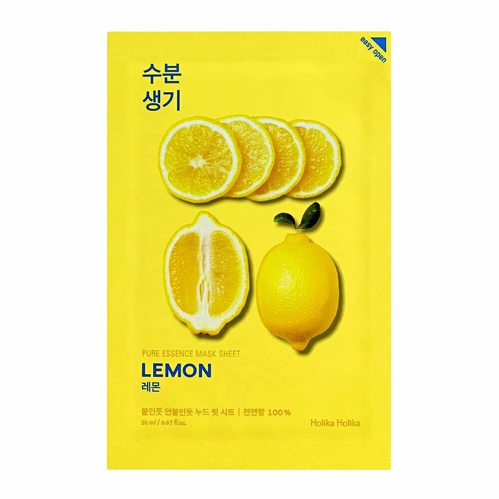 

Маска для лица Mascarilla facial pure essence lemon Holika holika, 20 мл