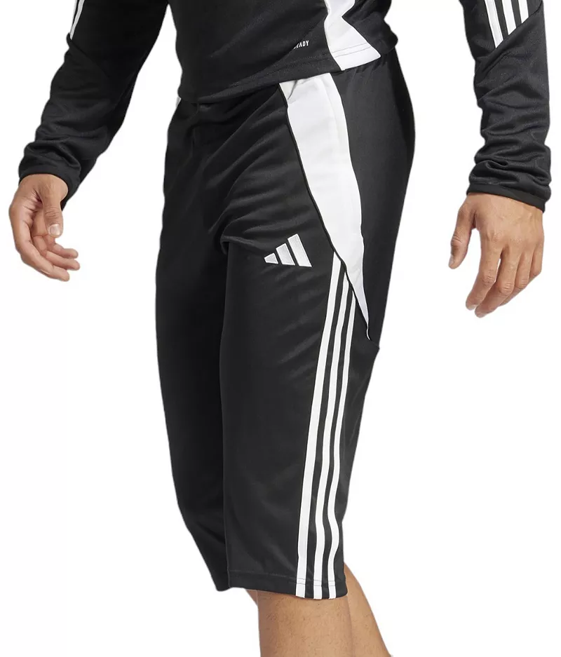 

Мужские футбольные брюки Adidas Tiro 24 3/4, черный/белый