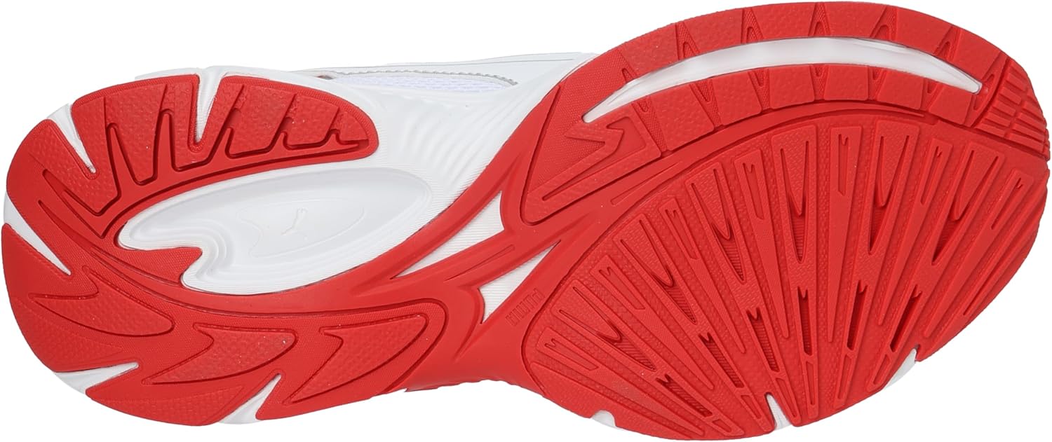 Мужские кроссовки для фитнеса и тренировок Puma, белый/красный/серебряный — фото 4
