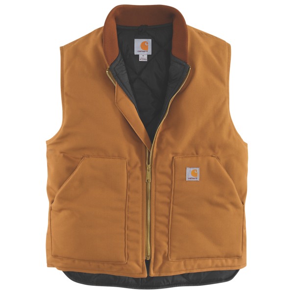 

Утепленный жилет с воротником-стойкой - жилет для отдыха Carhartt, коричневый
