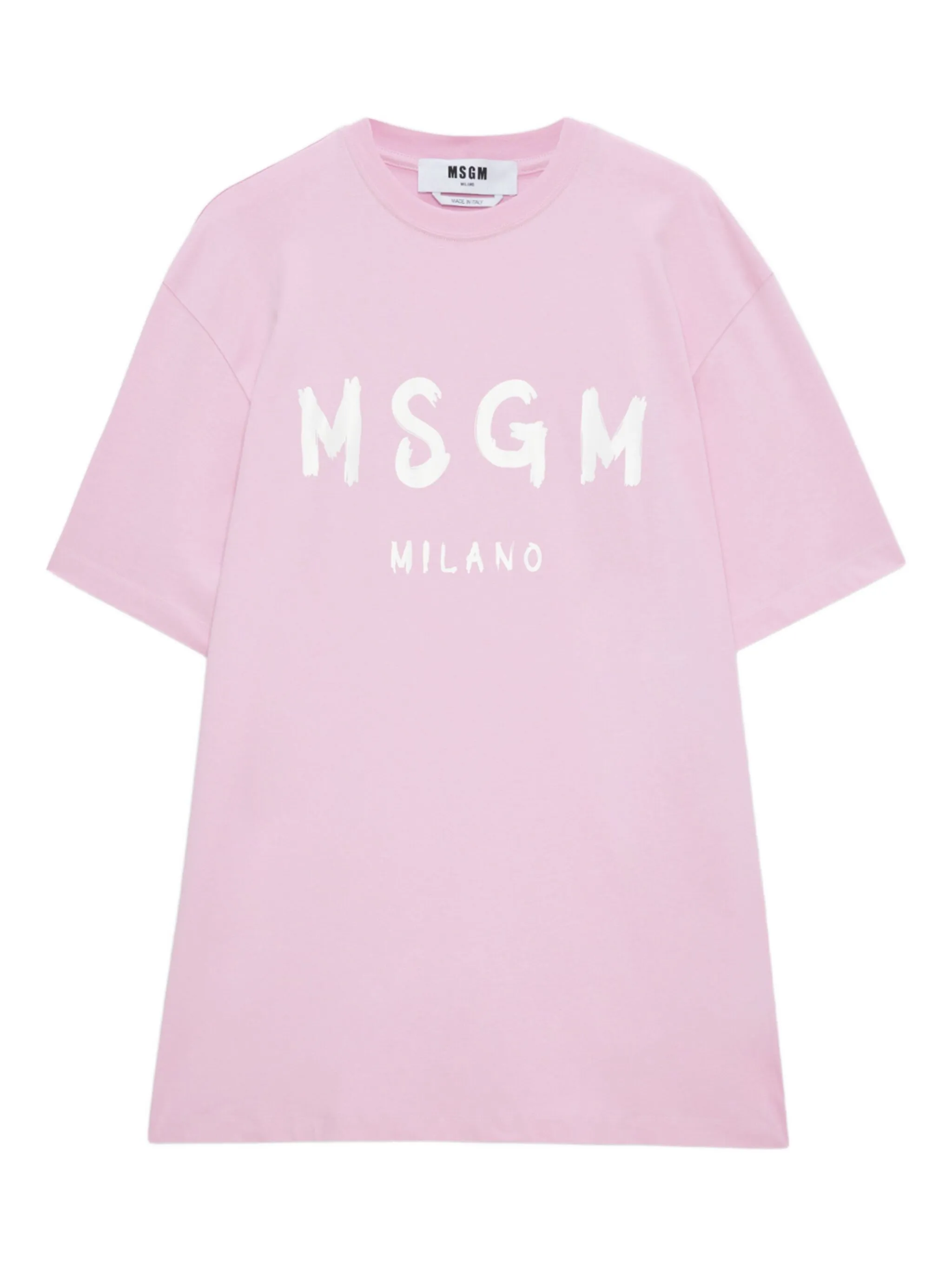 

Платье с логотипом Msgm, розовый