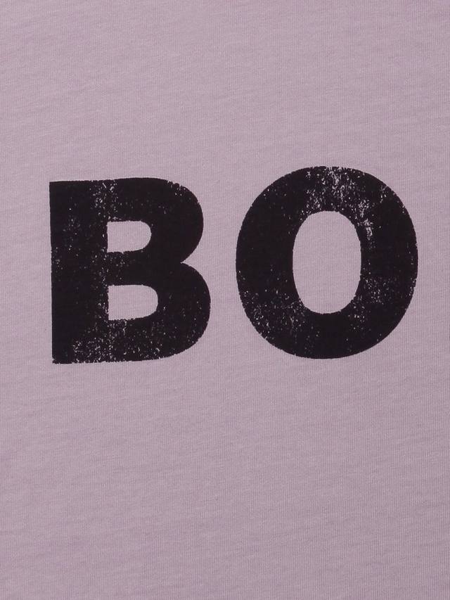 Детская футболка с логотипом из органического хлопкового микса Bobo Choses, Purple — фото 3