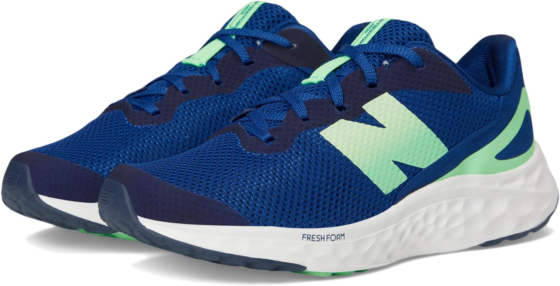 

Кроссовки New Balance Kids Fresh Foam Arishi v4, цвет Galaxy Blue/Lime Leaf/Nb Navy