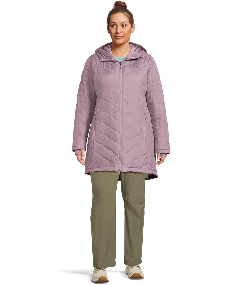 

Женская удлиненная куртка Columbia Heavenly Long Hooded, Shale Purple