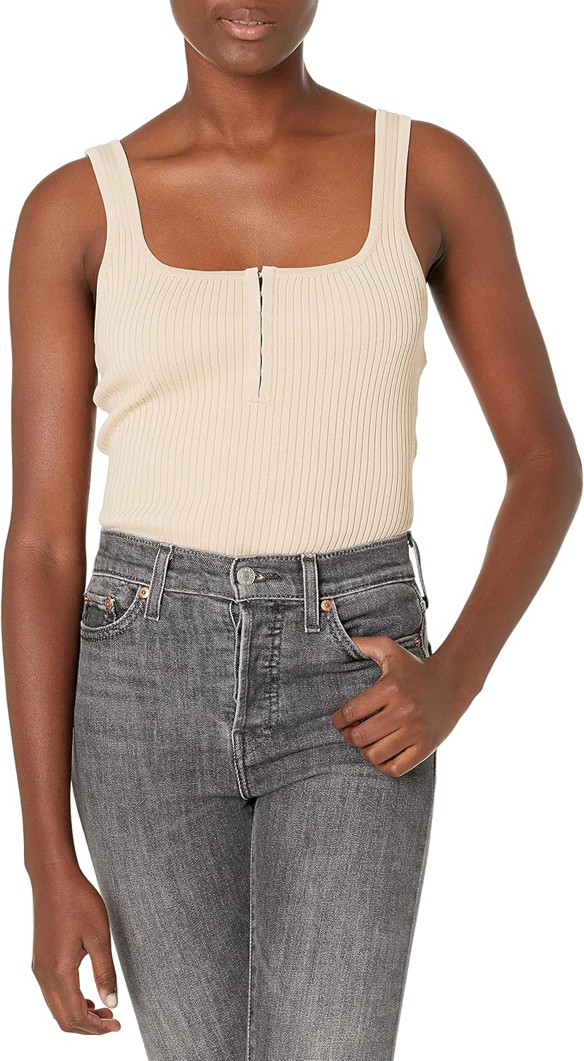 

GUESS женский безрукавный боди Kaylee на крючках и петлях, Moccasin