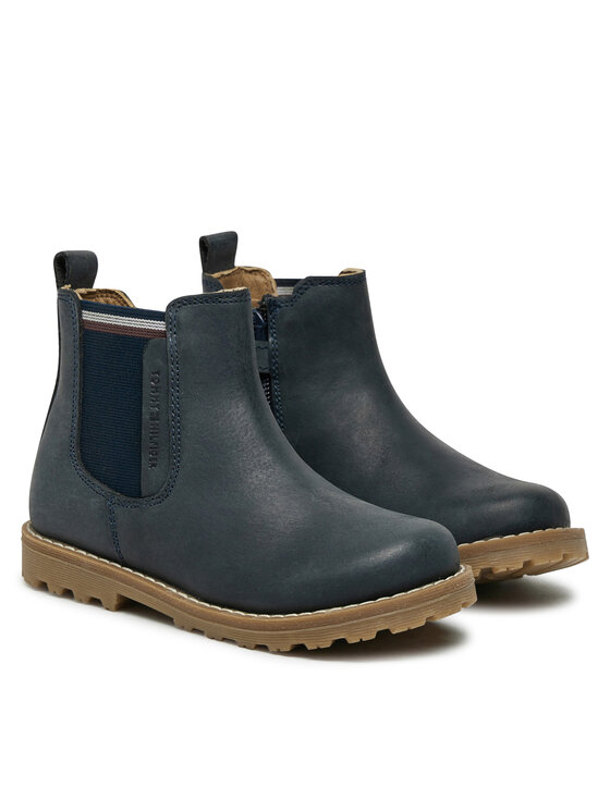 Туфли на шнуровке T1X5-33700-0124 M Tommy Hilfiger, синий — фото 2