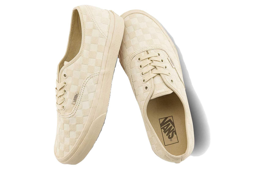 Кроссовки Vans Authentic 'Mono Checkerboard Tan', бежевый — фото 3