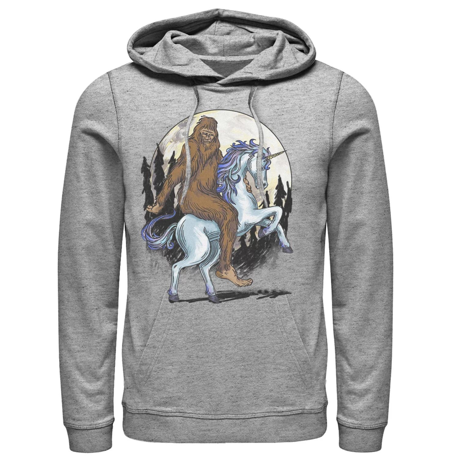 

Мужская толстовка с капюшоном Big Foot Unicorn Ride Sketch Licensed Character