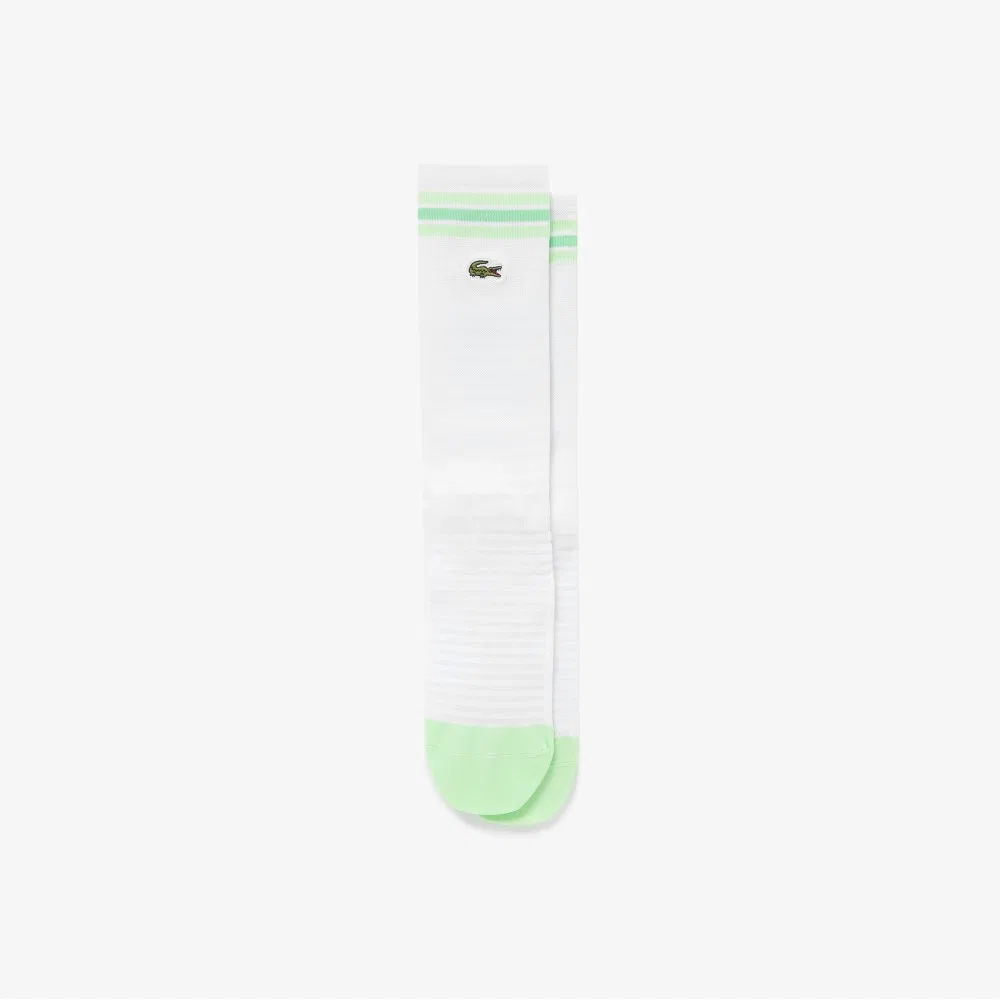 Унисекс лёгкие беговые носки Lacoste Light Fit Running Socks синие