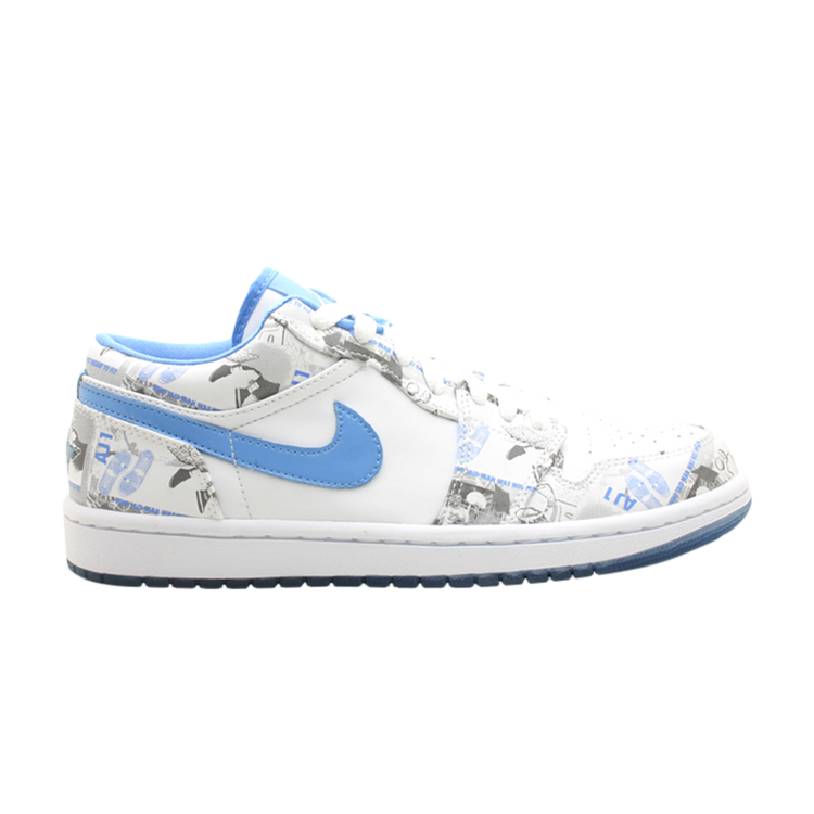 

Кроссовки Air Jordan Wmns Air Jordan 1 Retro Low 'University Blue', белый