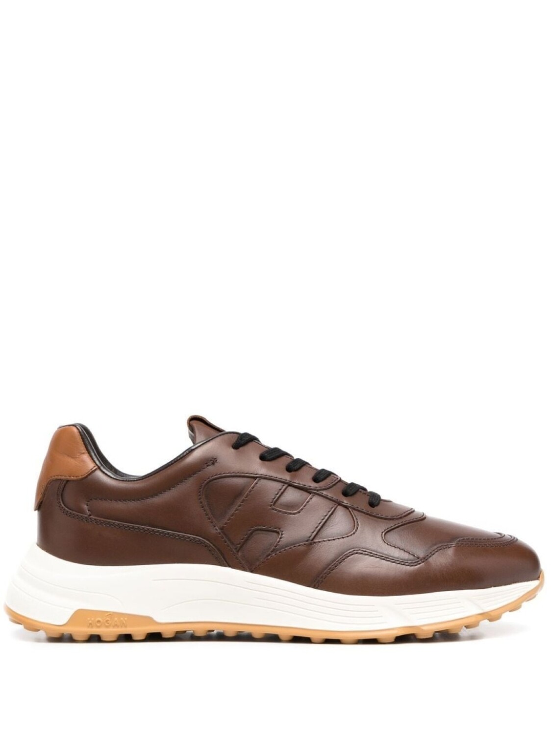 

Кроссовки Hogan H383, темно-коричневый/белый