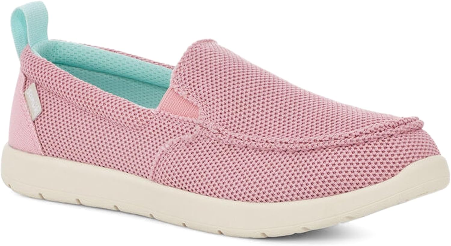 Детские лоферы Sanuk Lil Sidewalk Surfer Lite Mesh, розовый — фото 2