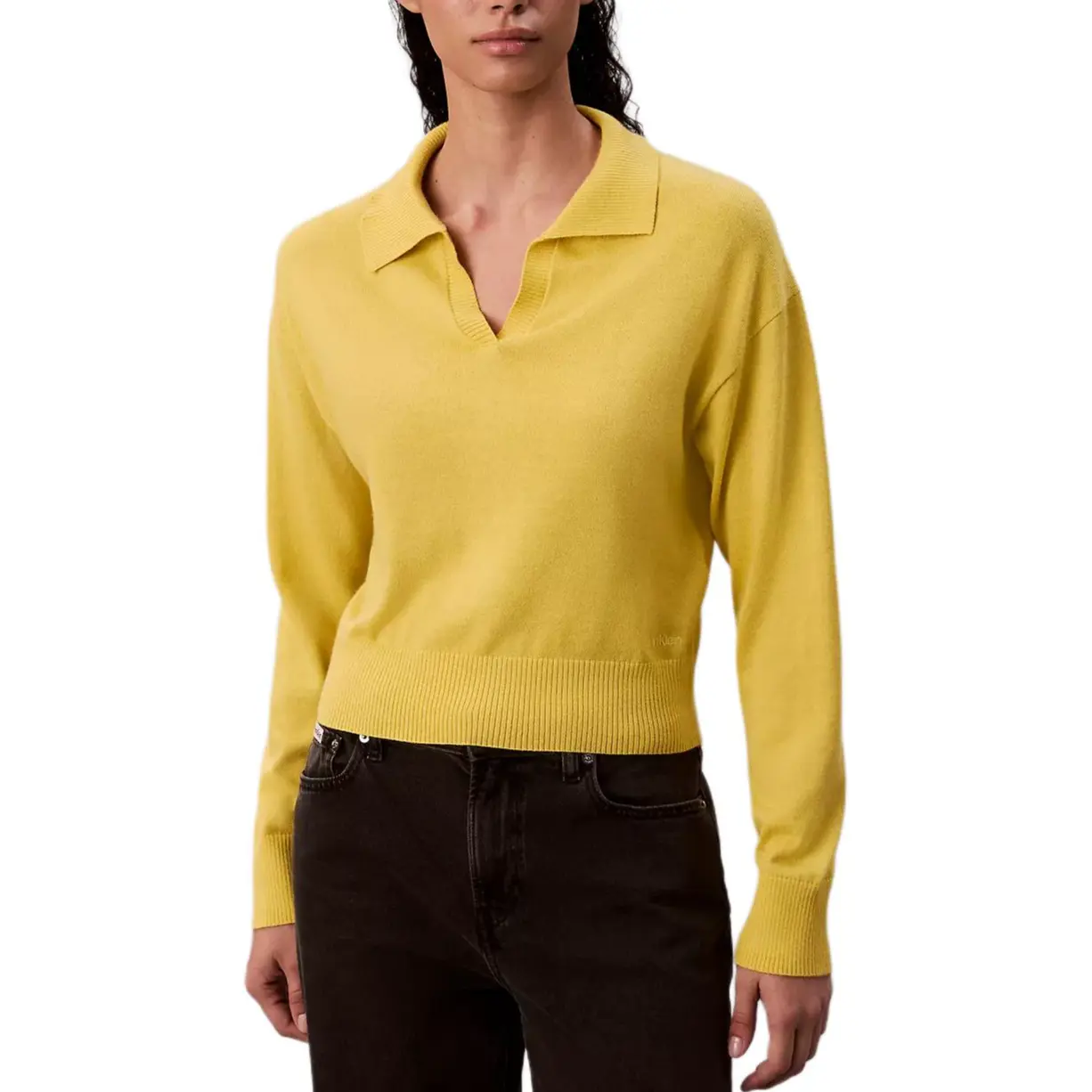 

Женская поло Calvin Klein, желтый