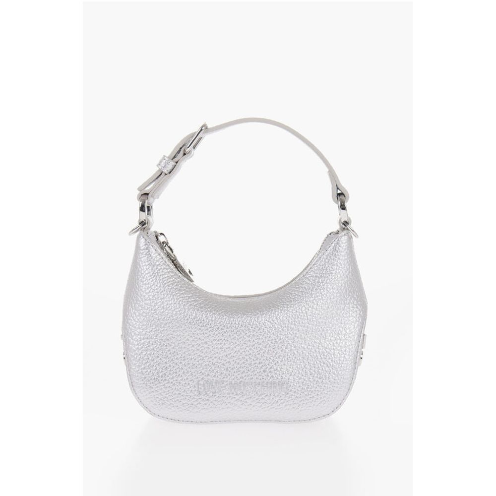 

Сумка через плечо из серебристого полиуретана Moschino, Silver