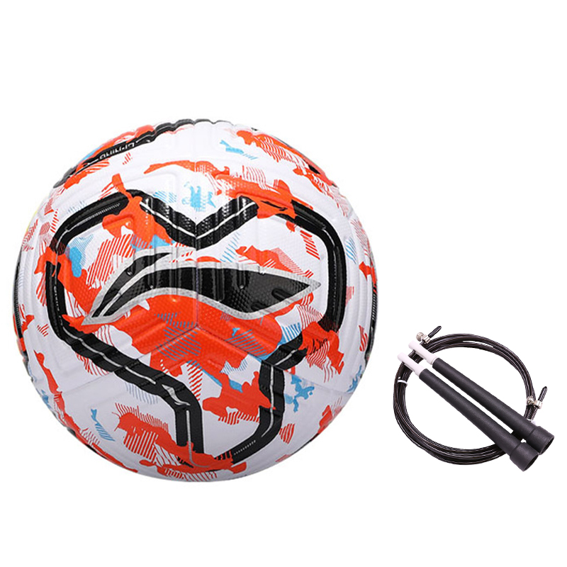 

LINING Размер 5 футбольный мяч TPU бесшовный термосклеивание Unisex белый оранжевый синий