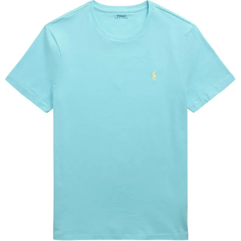 Футболка с вышивкой пони, крю-нек Polo Ralph Lauren, Blue