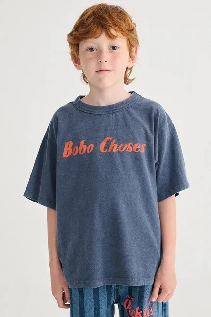 Футболка детская хлопковая Bobo Choses, синий