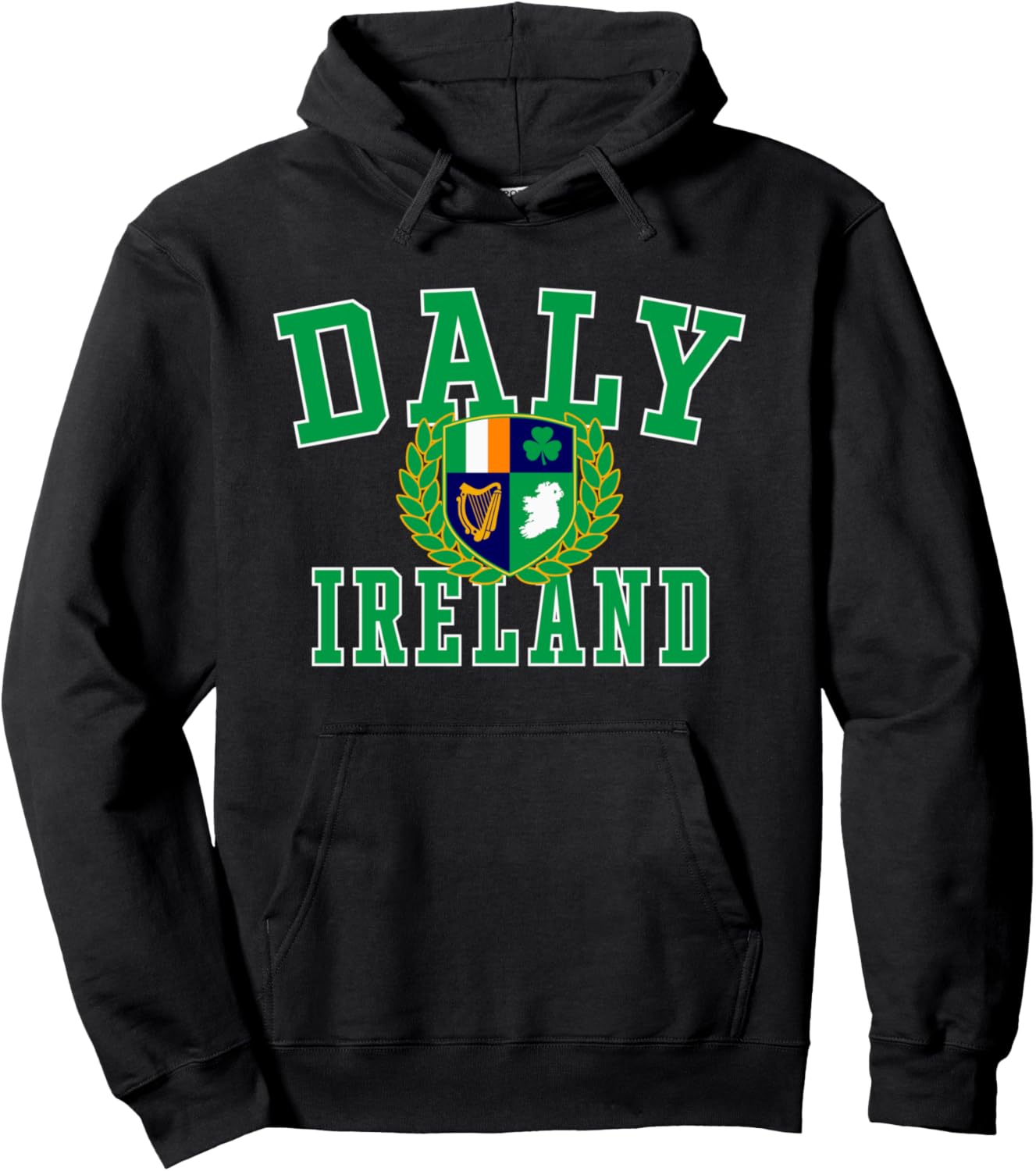

Ирландские фамилии, Дейли, герб Ирландии, худи Utopia Sport Irish Surname Daly Shop, черный