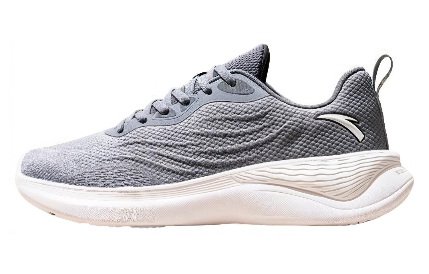 

Кроссовки Anta Cushioning, износостойкие, низкие, мужские, цвет "древесный пепельно-серый"