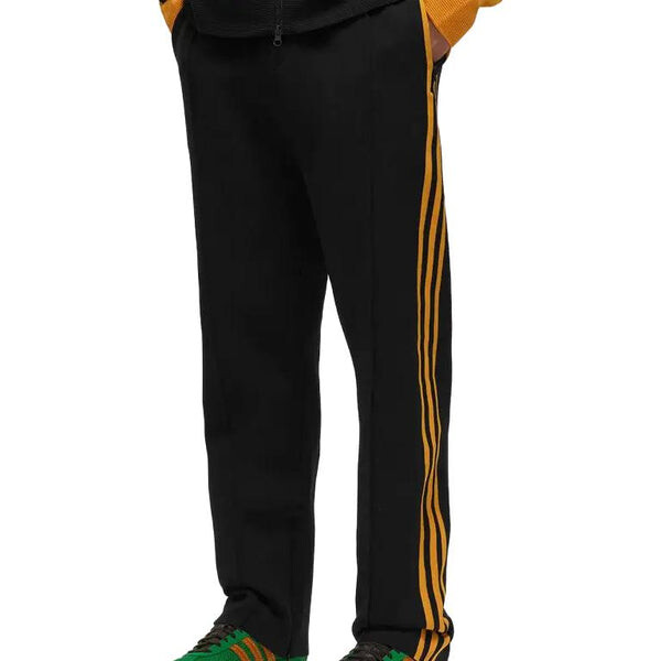 Штаны x wales bonner трикотажные спортивные штаны Adidas, черный — фото 3