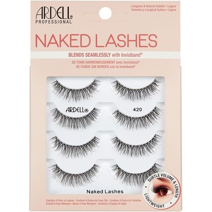 

Накладные ресницы Naked Lashes, 4 пары, стиль 420, 4 шт., Ardell