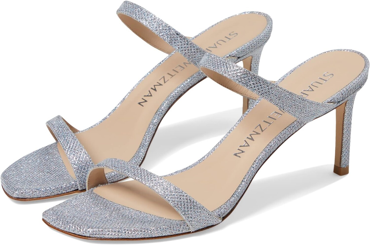 

Туфли Stuart Weitzman Aleena 75, серебряный