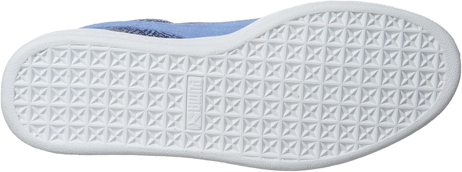 Кроссовки PUMA Suede Mis-Match из замши, белый/синий — фото 4