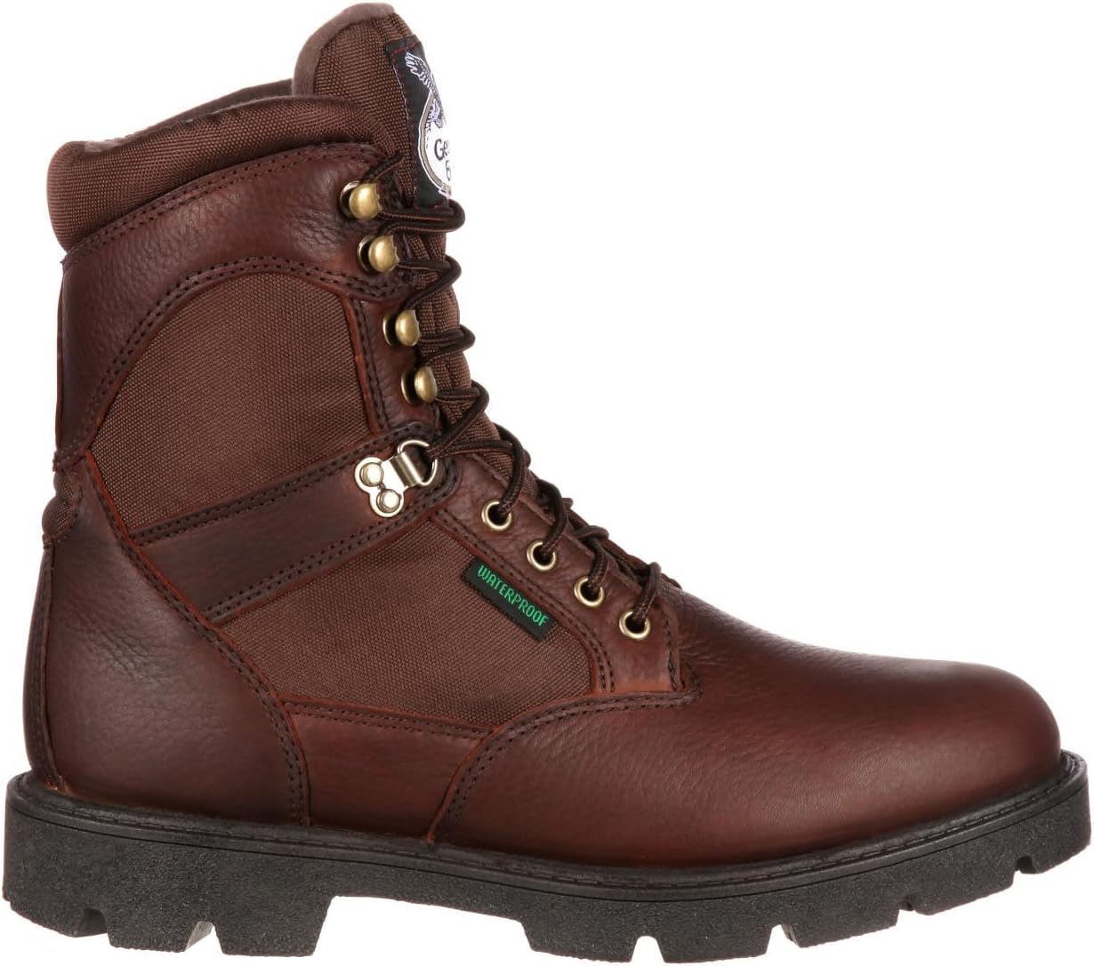 

Мужские рабочие ботинки Georgia Boot Homeland с водонепроницаемым стальным носком, коричневый
