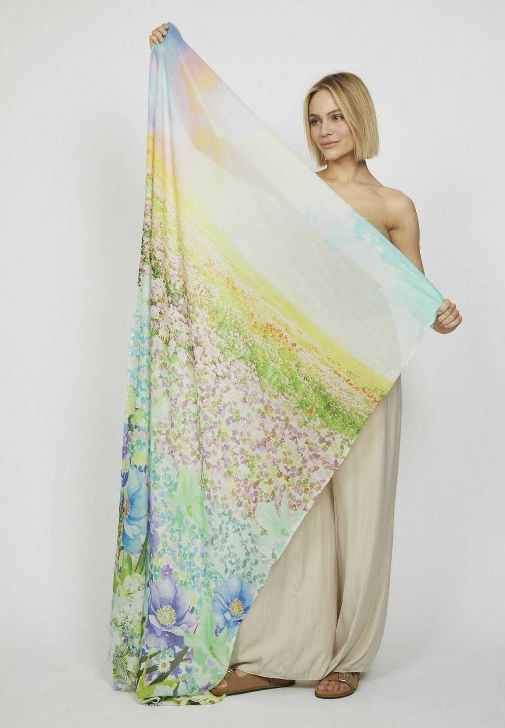 

Шарф FLOWER-FIELD-DESIGN Codello, цвет türkis