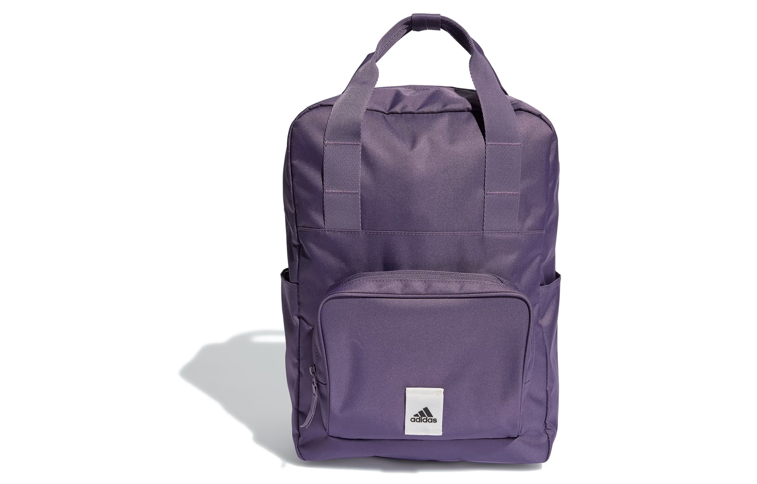 

Adidas Переработанный полиэстеровый рюкзак унисекс твил тень фиолетовый черный серый белый, Shadow Purple & Black & Gray White