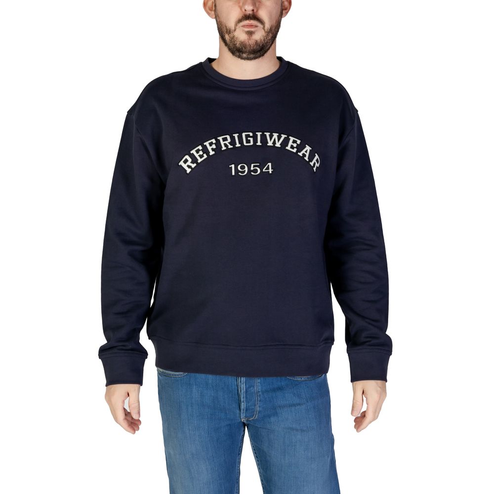 

Синий хлопковый свитер Refrigiwear