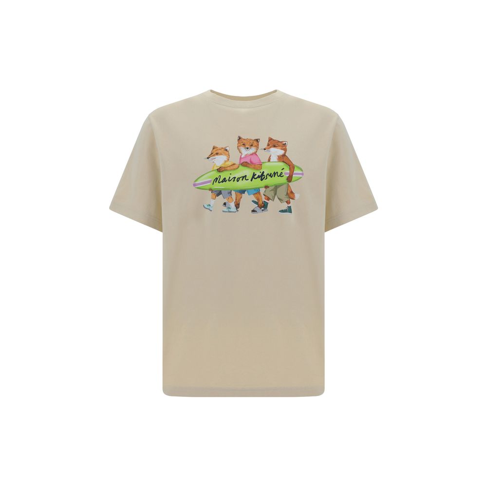 

Футболка Maison Kitsuné, бежевый