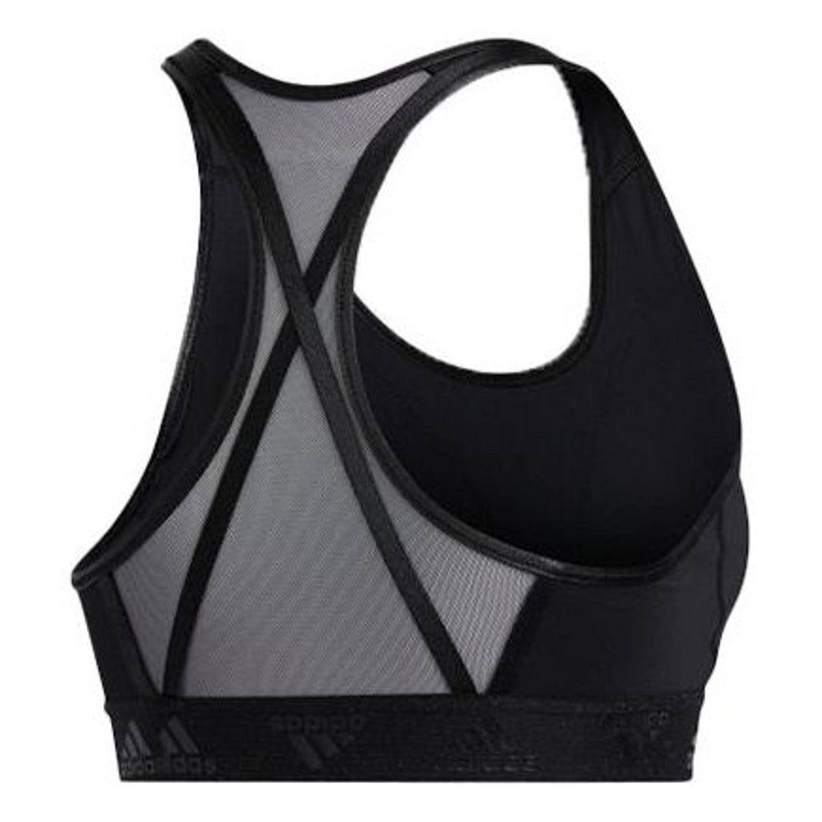 Бюстгальтер (WMNS) adidas Don't Rest Badge of Sport Glam-On Bra 'Black' — фото 2