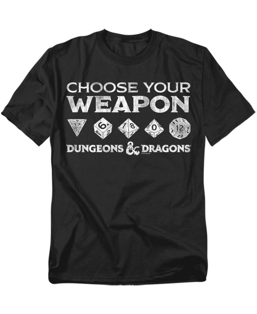 

Мужская футболка Dungeons & Dragons Выбери свое оружие D&D, Black, Черный, Мужская футболка Dungeons & Dragons Выбери свое оружие D&D, Black