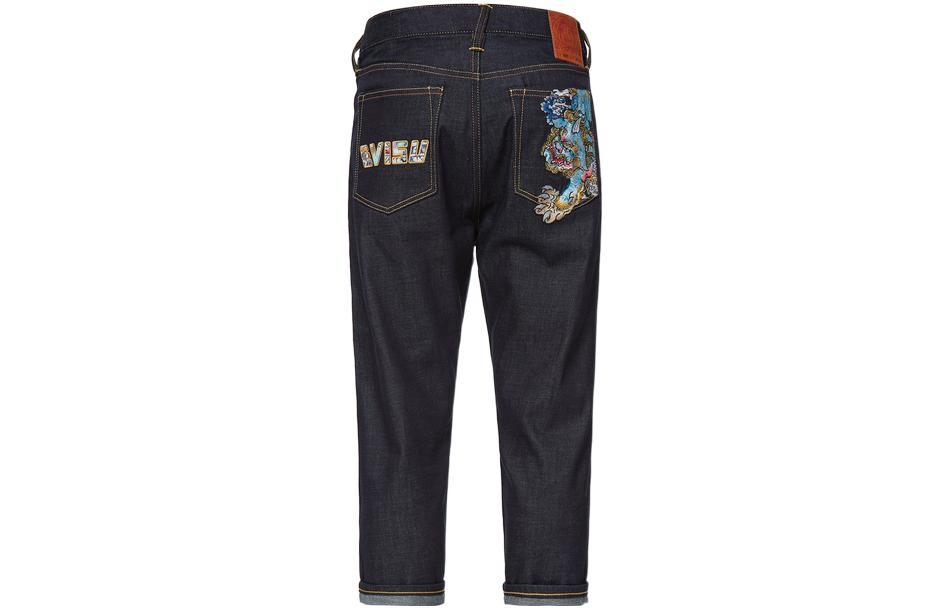 

Джинсы мужские деним синие Evisu, синий