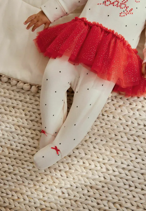 Спальный комбинезон стандартного кроя Next, Red/Cream Tutu Santa — фото 3