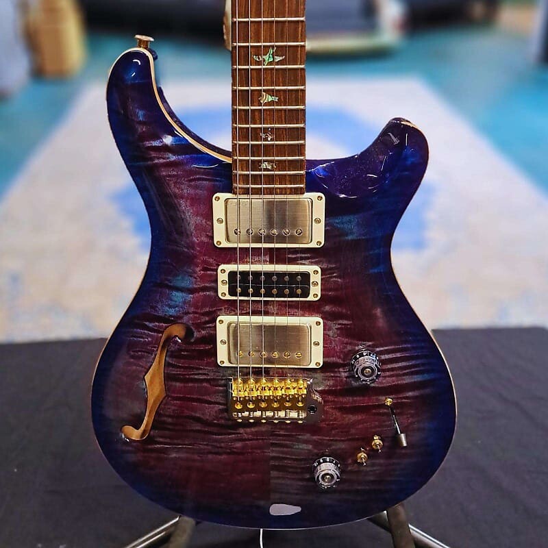 

Электрогитара PRS Wood Library Special Semi-Hollow Violet Blue Burst 0357530
