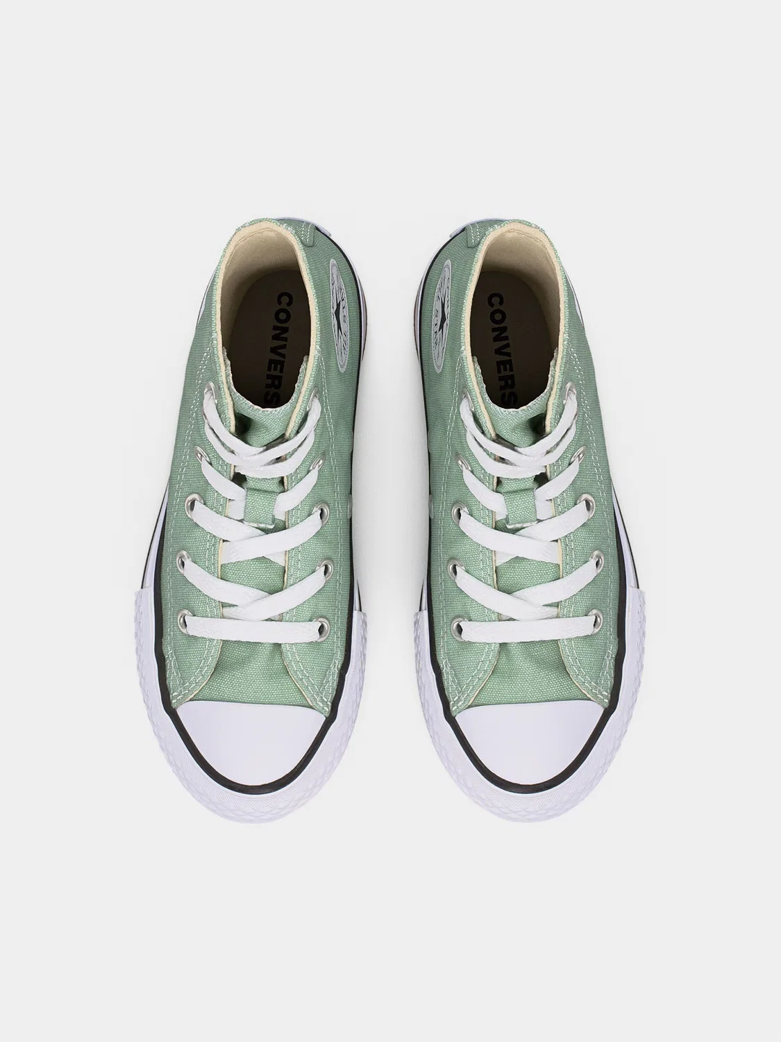 Кроссовки Converse CTAS светло-зеленого цвета — фото 3